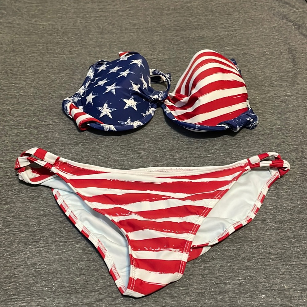American flag themed bikini!